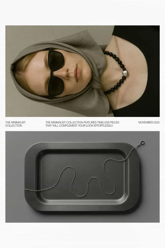 Naszyjniki THE ZISOU – minimalistyczna biżuteria z kamieniem onyks i srebrem 925